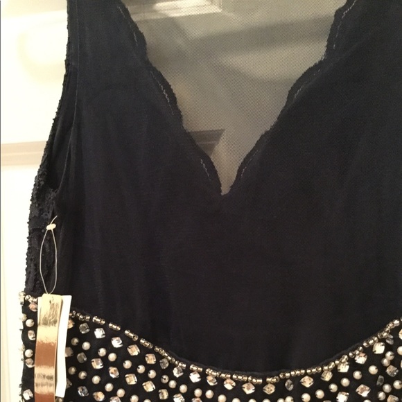 Long blue evening dress juniors - Picture 6 of 7